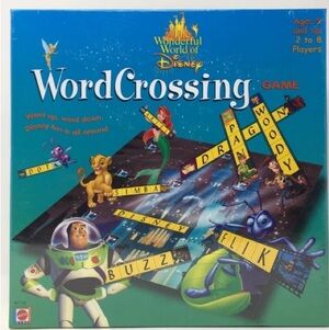 Word Crossing Game Mattel The Wonderful World Of Disney FACTORY SEALED